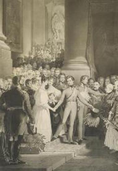 Otto I. Konigs von  Griechenland Abschied  zu Munchen am 6 December 1832