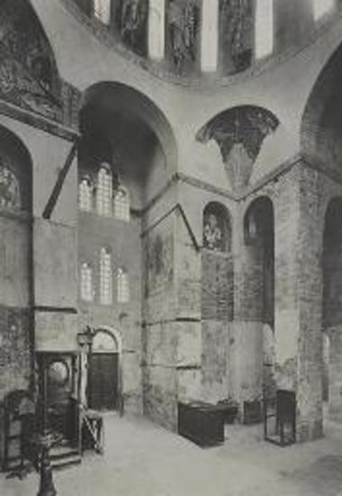 Μονή Δαφνίου, το εσωτερικό του ναού