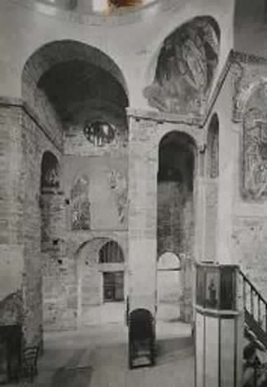 Μονή Δαφνίου, το εσωτερικό του ναού