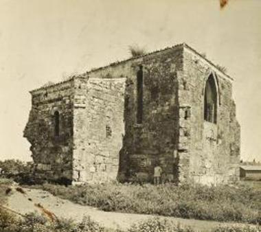 Ανδραβίδα. Ερείπια του ναού της Αγίας Σοφίας