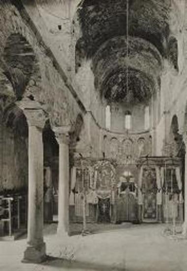 Μυστράς. Το εσωτερικό της Ιεράς Μονής Παντάνασσας