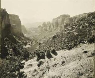 Μετέωρα. Γενική άποψη της κοιλάδας στο Καστράκι