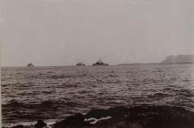 Ναυτική επίδειξη των πλοίων των Μεγάλων Δυνάμεων στα Χανιά Κρήτης