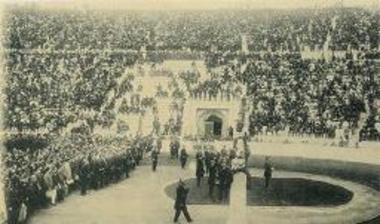 Ολυμπιακοί Αγώνες 1906. Τελετή έναρξης στο Παναθηναϊκό Στάδιο