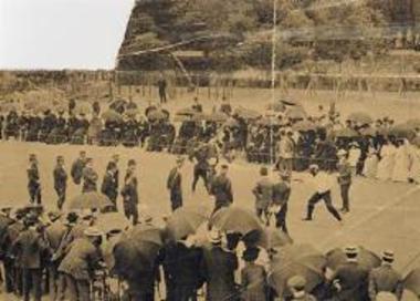 Ολυμπιακοί Αγώνες 1906. Στιγμιότυπο από αγώνα σπάθης