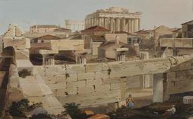 View of Parthenon from the Propylaea