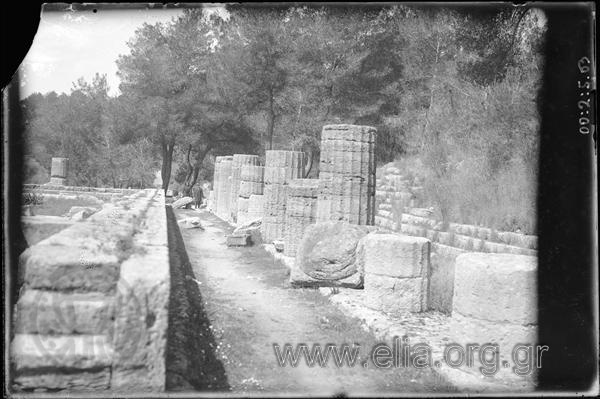 Αρχαιολογικός χώρος Ολυμπίας, ο ναός της Ήρας (Ηραίον).
