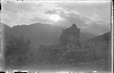 Remains of a monument.