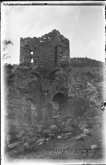 Remains of a monument.