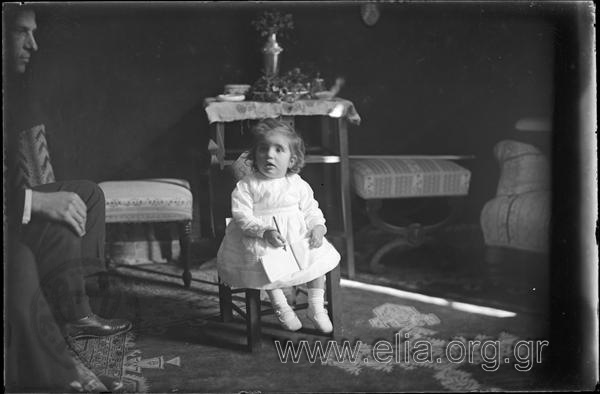 Η μικρή Μαρία Μιχαήλ Γεωργαντά.