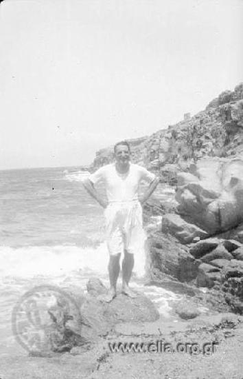 G. Vafiadakis in a swimsuit