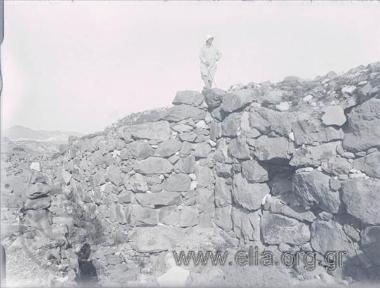 Iris at an archeological site.