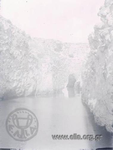 Τοπίο με βράχια.