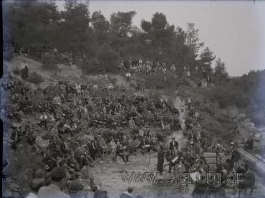Open-air concert of the Greek  Touring Club.