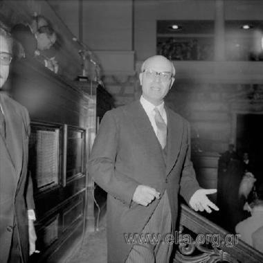 Ο υφυπουργός Οικονομικών, Δημήτριος Αλιμπράντης.