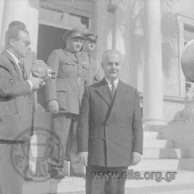 Στυλιανός Κωτιάδης, υπουργός Εμπορικής Ναυτιλίας της κυβέρνησης Κ. Καραμανλή.