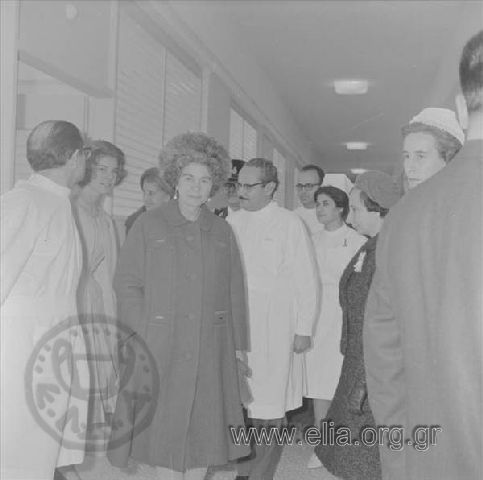 December 3, from the inauguration ceremony of the Agia Sofia General Children's Hospital in the presence of Queen Freideriki and Princess Eirini.