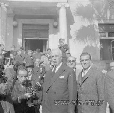 Centrist government after the election of February 16th . The Minister   of Welfare Pafsanias Katsotas.