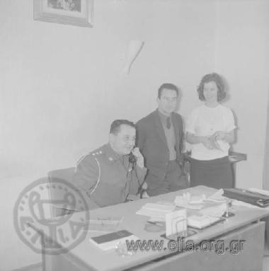 Μιχάλης Παπακωνσταντίνου, υφυπουργός Εθνικής Άμυνας της κυβέρνησης Κέντρου που σχηματίσθηκε μετά τις εκλογές της 16ης Φεβρουαρίου.