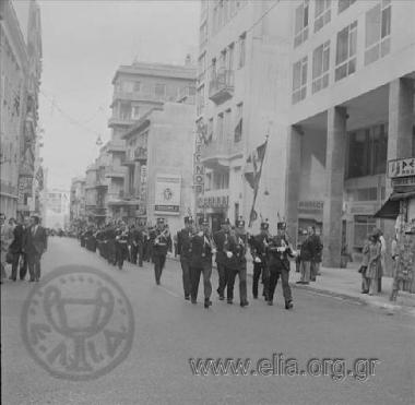 Στρατιωτικάγημα. Από την ορκωμοσία της κυβέρνησης Σπύρου Μαρκεζίνη.