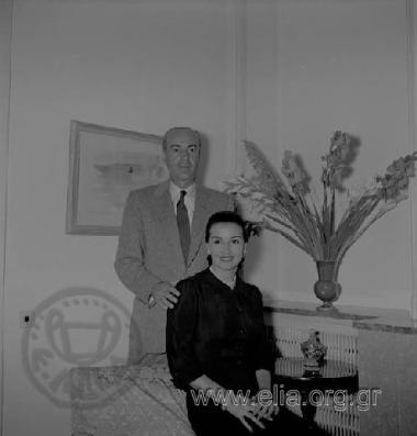 Το ζεύγος Βασίλη και Ελίζας Γουλανδρή.