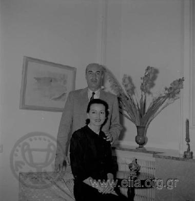 Το ζεύγος Βασίλη και Ελίζας Γουλανδρή.