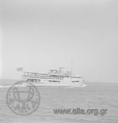The steamboat of the Argosaronic line, 