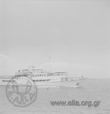 The steamboat of the Argosaronic Gulf line, 