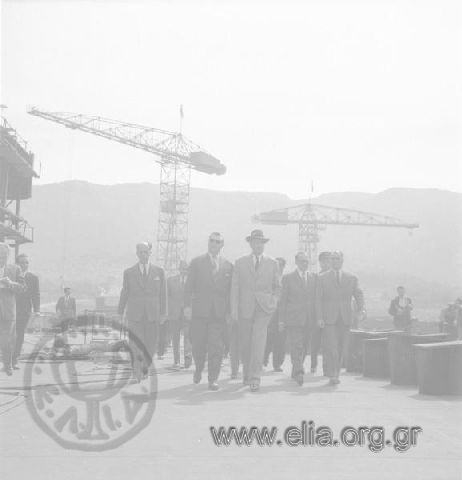 Skaramangas shipyards, March 19: visit of Todorovic, vice-president of the Yugoslav government