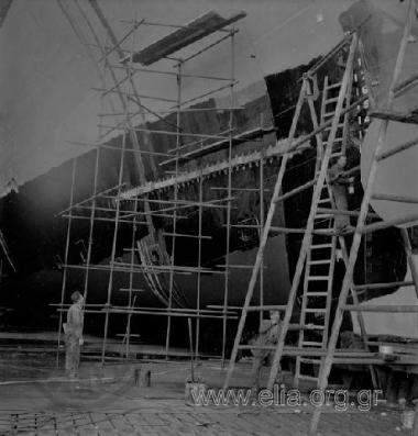 Dock at Skaramanga Shipyard