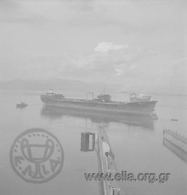 Ship at the Skaramagkas shipyard.