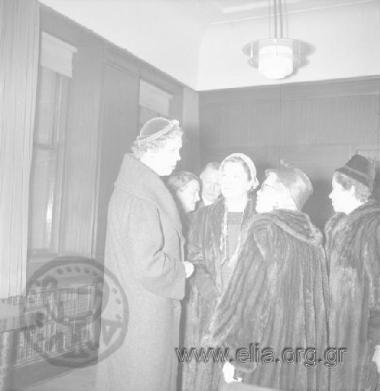 The reception following the launch of oil tanker 