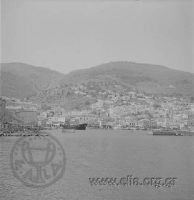Hydra island viewed from the sea