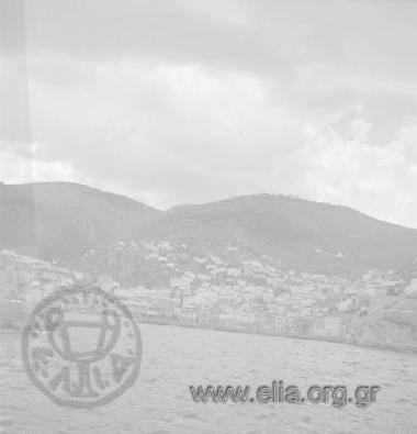 Hydra island viewed from the sea