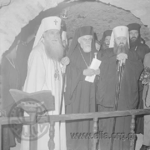 Visit of the Patriarch of Russia and Romania to the Penteli Monastery.