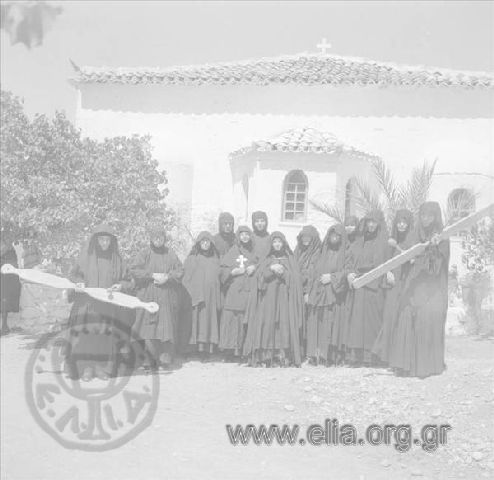 Commemoration of the Agios Ioannis Monis Perachoras, 7 July. Vestal virgin.