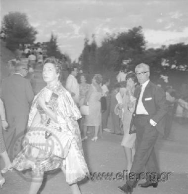 Στο αρχαίο θέατρο για την παράσταση 