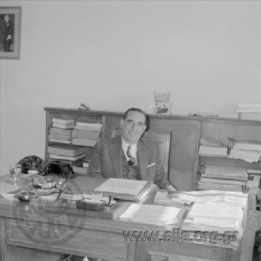 At the offices of Stavros Livanos' company.