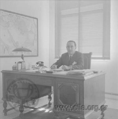 At the offices of Stavros Livanos' company.