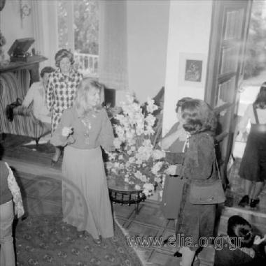 Από τη βάπτιση του γιου του αρχιτέκτονα Γκολφινόπουλου.