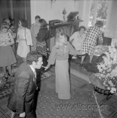 Από τη βάπτιση του γιου του αρχιτέκτονα Γκολφινόπουλου.