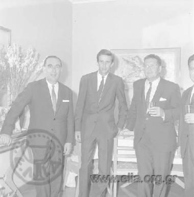 Ο Γιώργος Λιβανός (αριστερά) σε εκδήλωση του Υπουργείου Εμπορικής Ναυτιλίας.