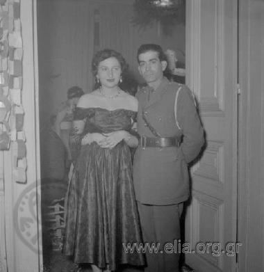 Gendarmerie School. Dancing party.