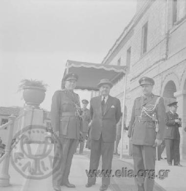 Αξιωματικοί σε εκδήλωση στο Σύνταγμα Χωροφυλακής Μακρυγιάννη.