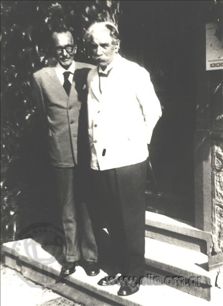 Ο Albert Schweitzer και ο Νίκος Καζαντζάκης, 11 Αυγούστου.