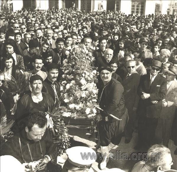 The funeral of Nikos Kazantzakis, 5 - 11 - 68