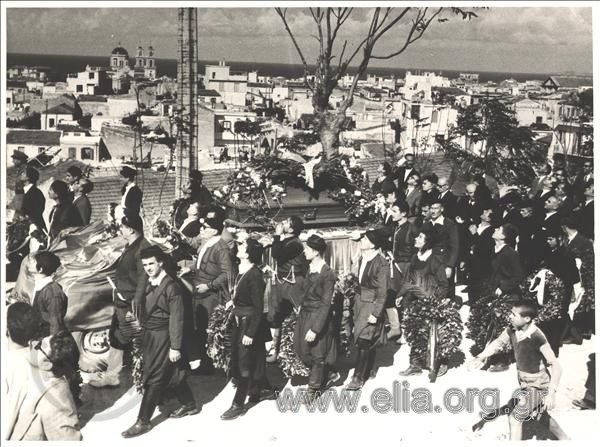 The funeral of Nikos Kazantzakis, 5 - 11 - 67