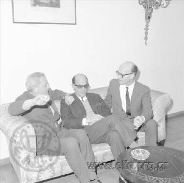 Jules Dassin, Alexis Solomos, Tom Patterson.