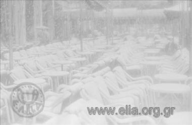Σκηνές δρόμου, Αθήνα χιονισμένη, 9/3/1987.