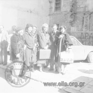 Εκλογές στο Σωματείο Ελλήνων Ηθοποιών. Από αριστερά: Θύμιος Καρακατσάνης, Νόρα Κατσέλη, Γκέλλυ Μαυροπούλου, Μελίνα Μερκούρη και Ελένη Ανουσάκη.